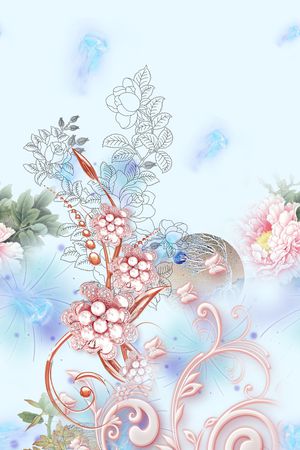 时尚印花华亿平台图片