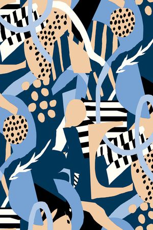 几何印花华亿平台图片