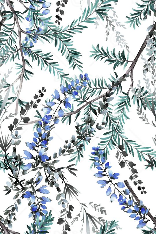 绿植树叶印花华亿平台图片