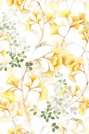 绿植树叶印花华亿平台图片