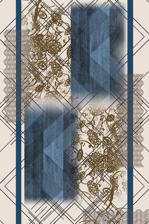 几何印花华亿平台图片