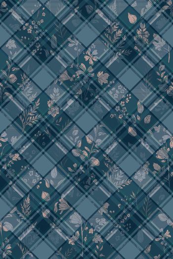 几何格纹印花华亿平台图片