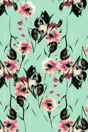 绿植树叶印花华亿平台图片