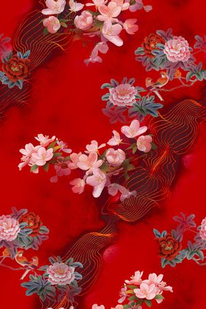 香云纱印花华亿平台图片