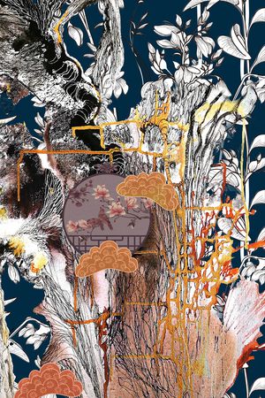 旗袍印花华亿平台图片