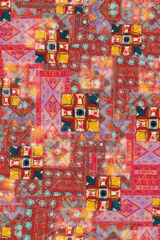 民族风印花华亿平台图片