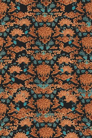 连衣裙印花华亿平台图片