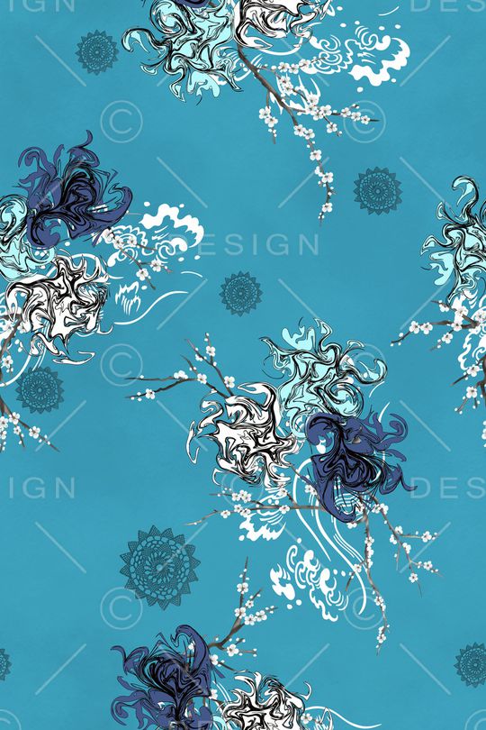 旗袍印花华亿平台图片