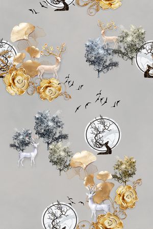 旗袍印花华亿平台图片