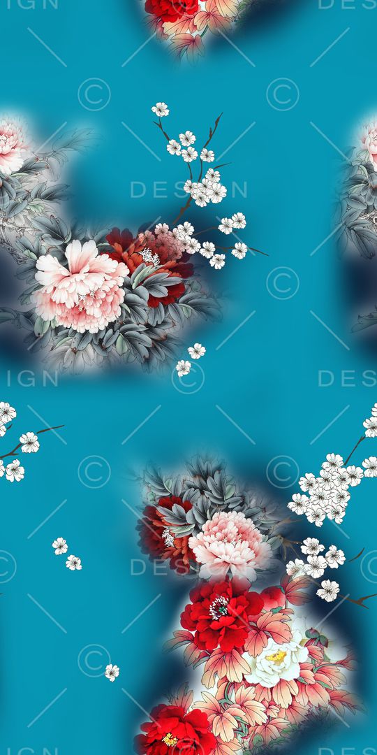 旗袍印花华亿平台图片