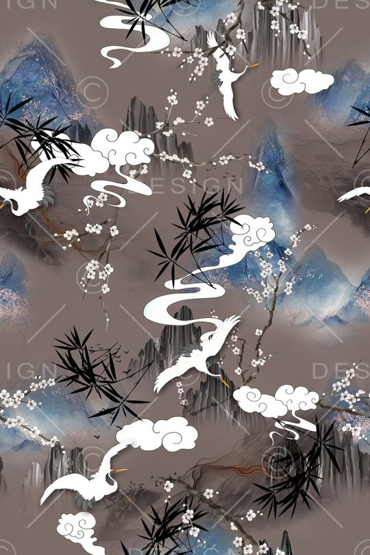 旗袍印花华亿平台图片