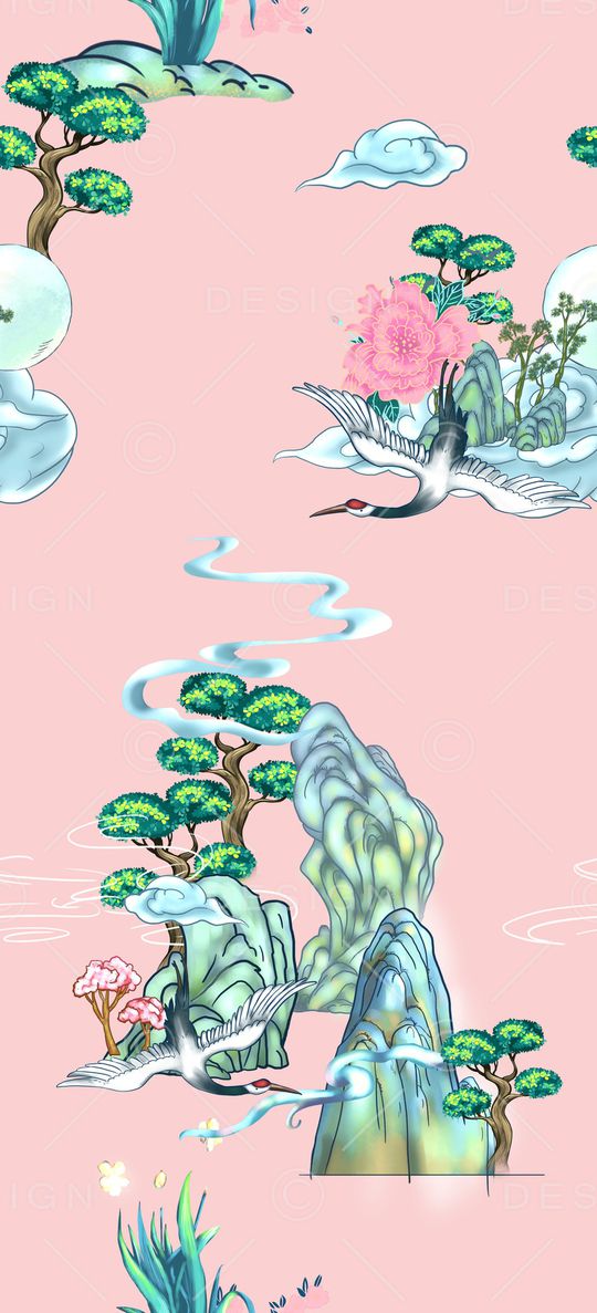 旗袍印花华亿平台图片