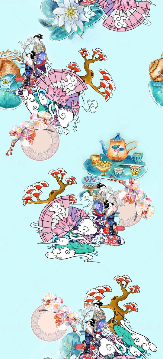 旗袍印花华亿平台图片