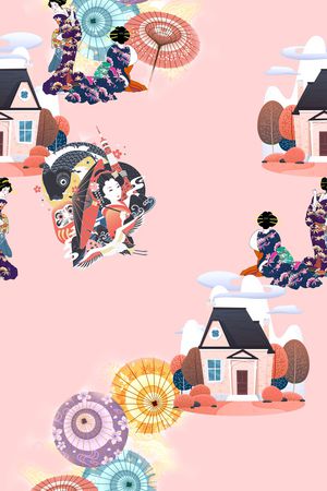 旗袍印花华亿平台图片