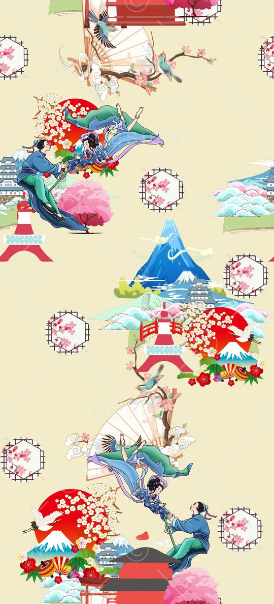 旗袍印花华亿平台图片