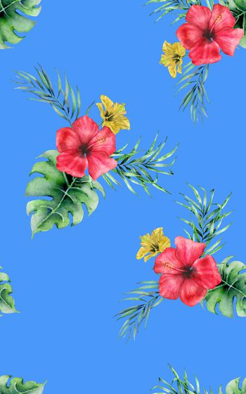 绿植树叶印花华亿平台图片