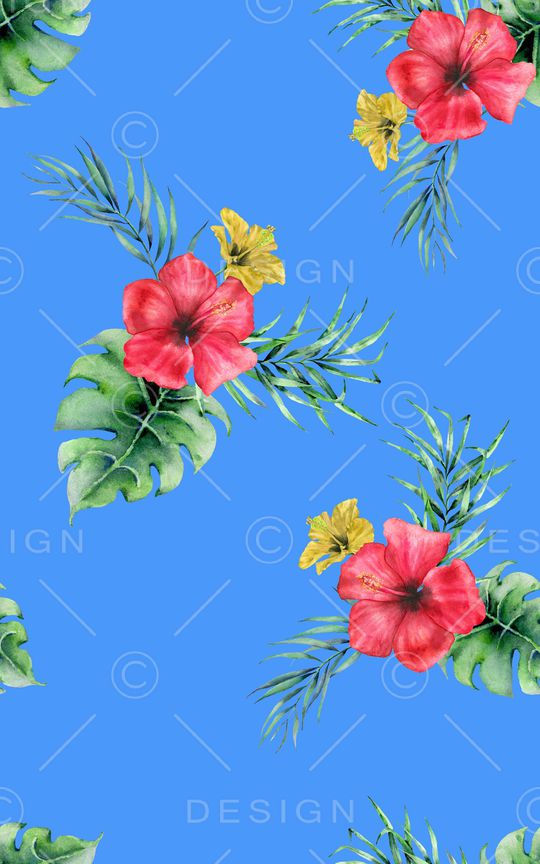 绿植树叶印花华亿平台图片