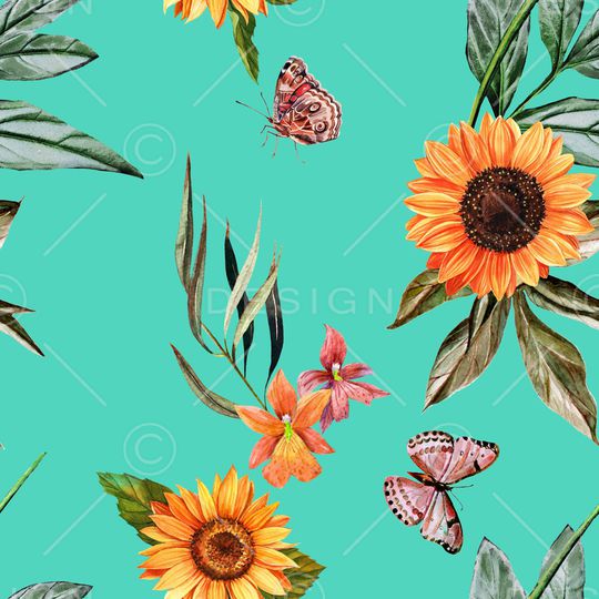 绿植树叶印花华亿平台图片