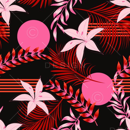 绿植树叶印花华亿平台图片