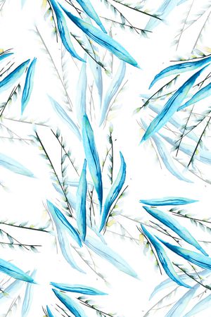 清爽底花卉印花华亿平台图片