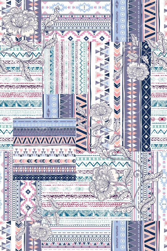 几何印花华亿平台图片