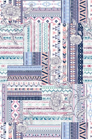 几何印花华亿平台图片