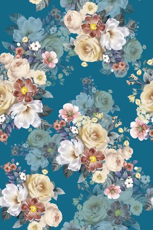 绿植树叶印花华亿平台图片