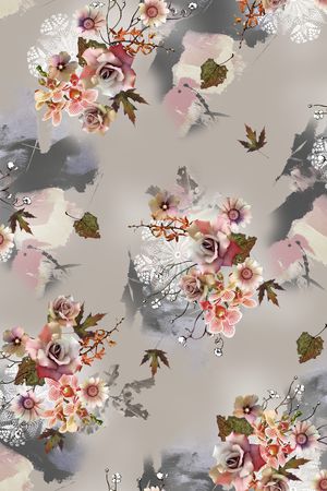 抽象印花华亿平台图片