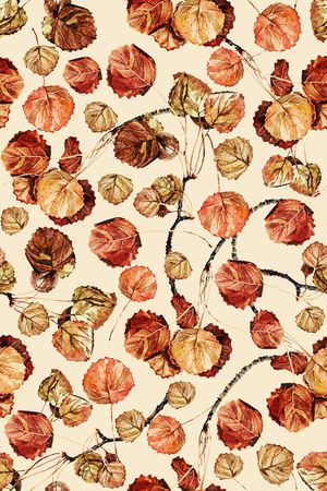 绿植树叶印花华亿平台图片