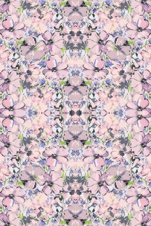 丝巾定位花印花华亿平台图片