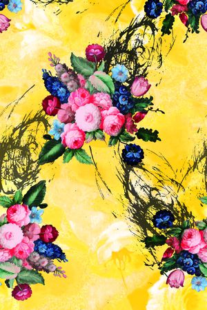 绿植树叶印花华亿平台图片