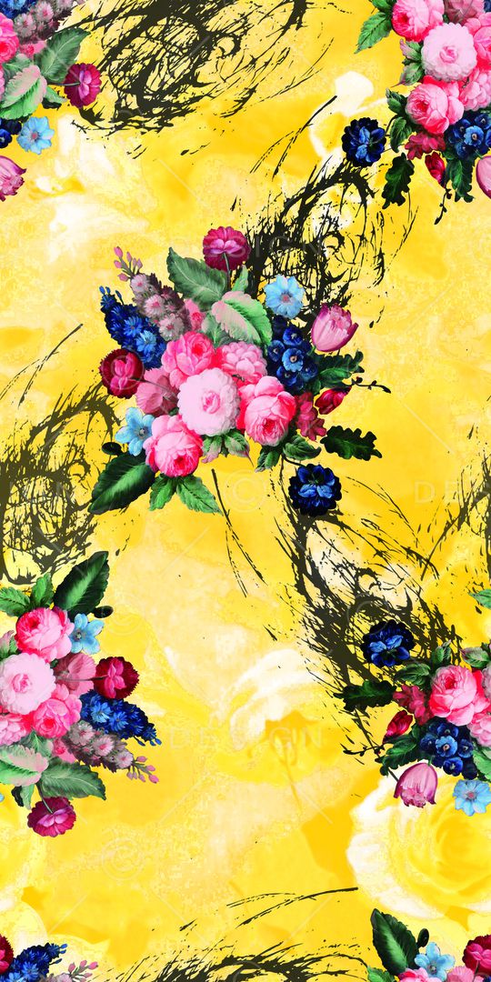 绿植树叶印花华亿平台图片