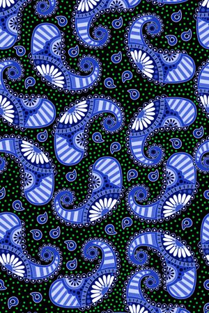 佩斯利印花华亿平台图片