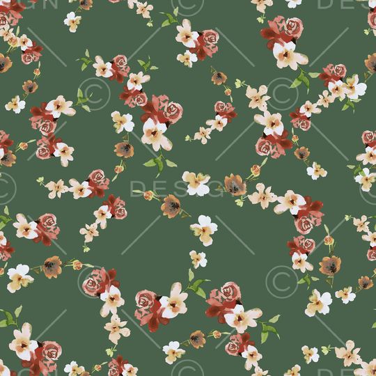 绿植树叶印花华亿平台图片