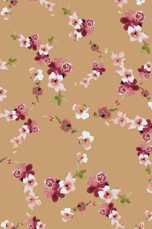 绿植树叶印花华亿平台图片