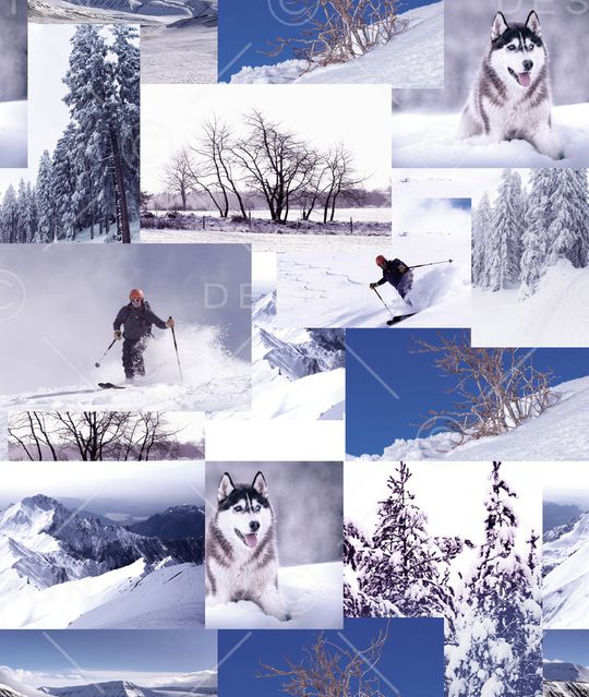 雪山印花华亿平台图片