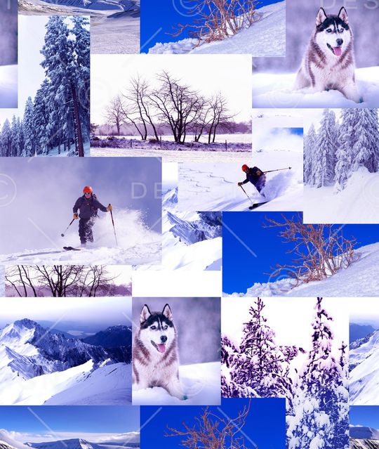 雪山印花华亿平台图片