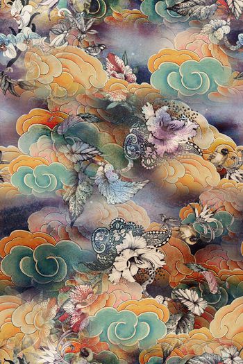 香云纱连衣裙印花华亿平台图片