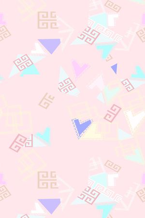 几何印花华亿平台图片