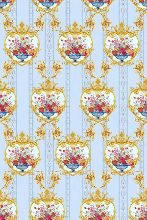 年轻女性印花华亿平台图片