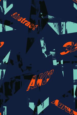 几何印花华亿平台图片