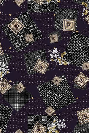 几何印花华亿平台图片