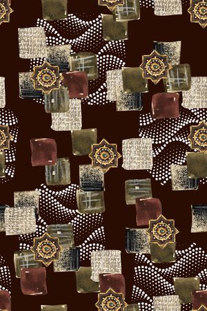 几何印花华亿平台图片