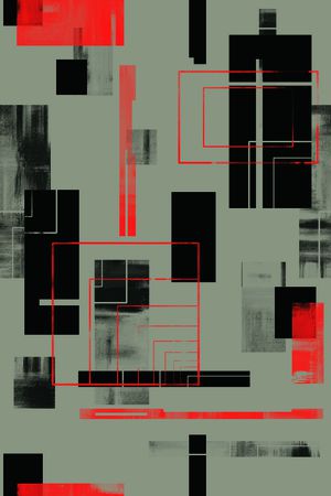 几何印花华亿平台图片