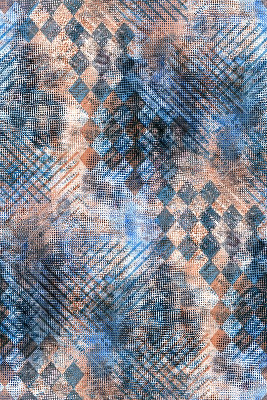 抽象男装印花华亿平台图片