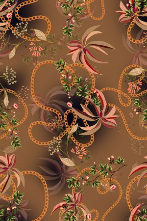 连衣裙印花华亿平台图片