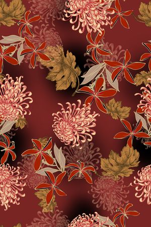 连衣裙印花华亿平台图片