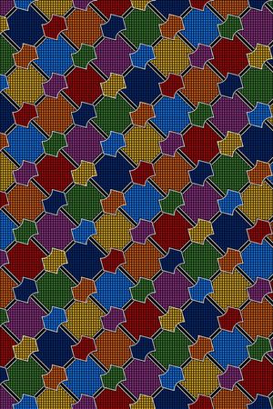 几何印花华亿平台图片