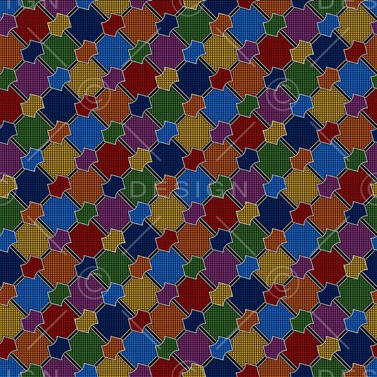 几何印花华亿平台图片