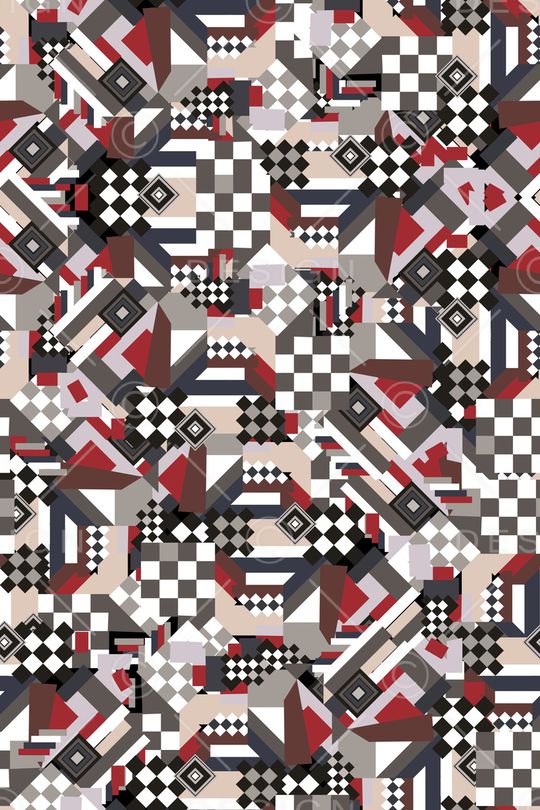 几何印花华亿平台图片